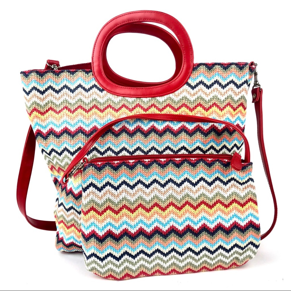Vintage Style MOD Handbag Multicolor Crossbody